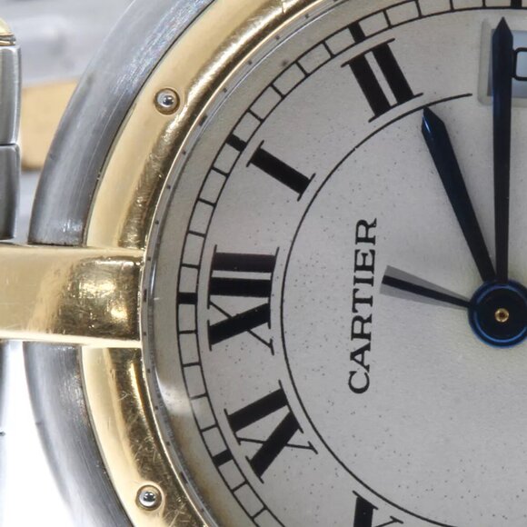 CARTIER PANTHERELM Watches Stainless Steel K18 yellow gold 1 row used - Picture 10 of 10